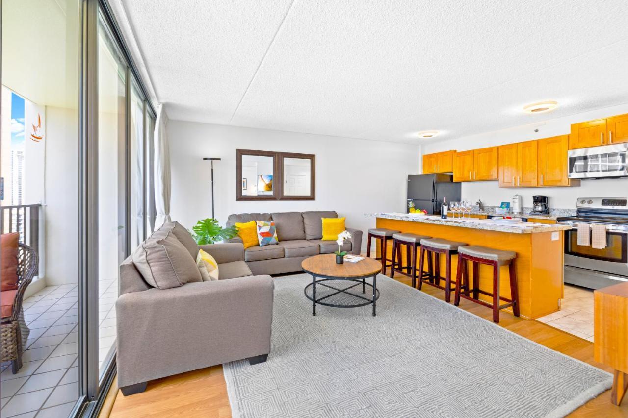 Stunning Ocean View 1Br Condo - Free Parking! Honolulu Exterior photo
